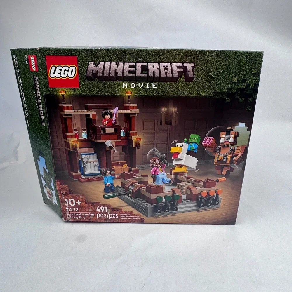 Lego Minecraft Woodland Manison Figting Ring 21272 Near Complete